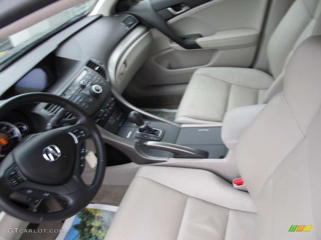 2009 TSX Sedan - Grigio Metallic / Taupe photo #14