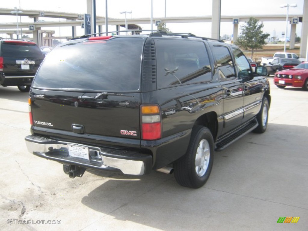 2004 Yukon XL 1500 SLT - Onyx Black / Neutral/Shale photo #5