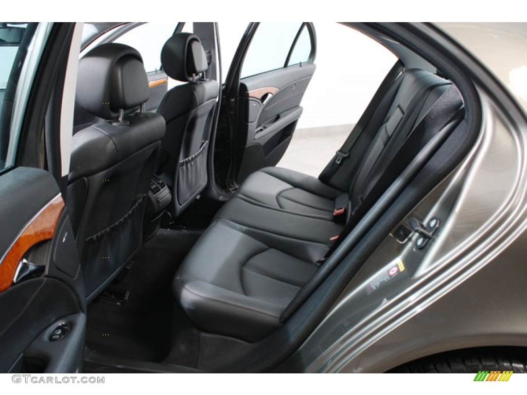 Black Interior 2008 Mercedes-Benz E 350 4Matic Sedan Photo #61213071