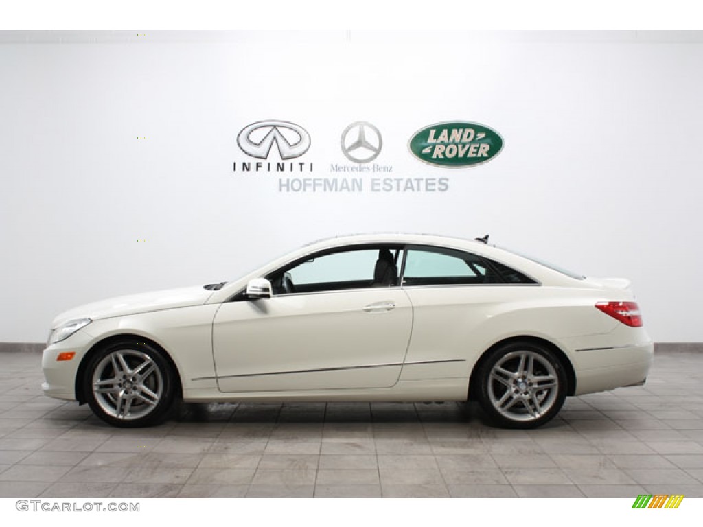 2011 E 350 Coupe - Arctic White / Black photo #2