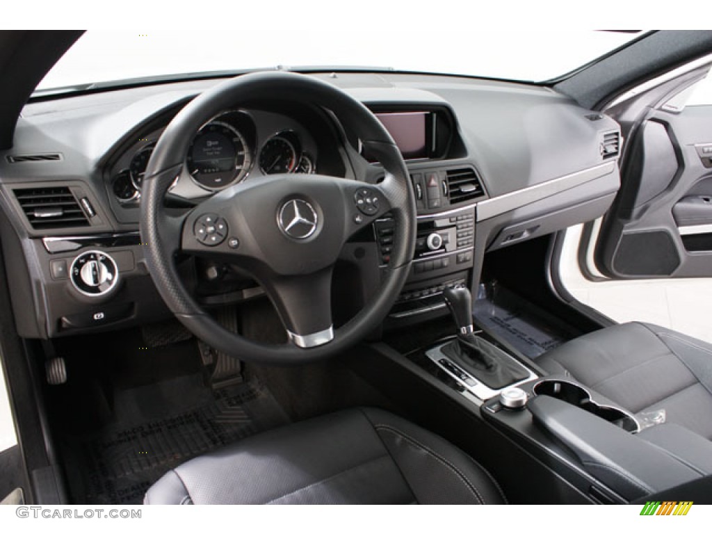 2011 E 350 Coupe - Arctic White / Black photo #6