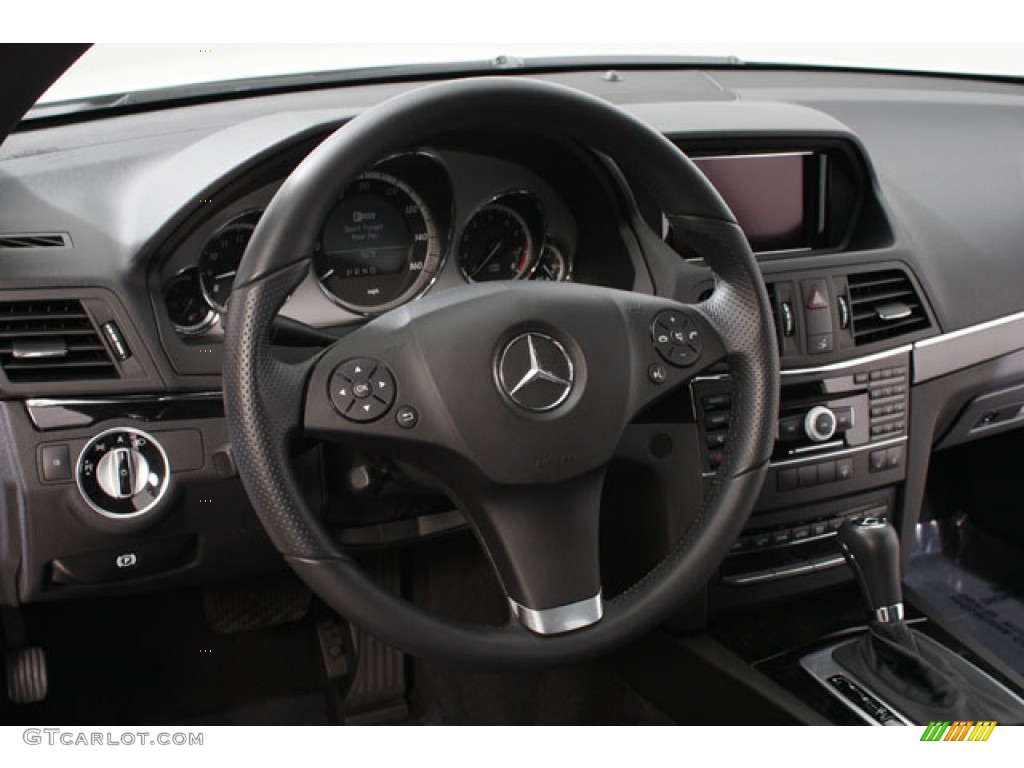 2011 E 350 Coupe - Arctic White / Black photo #7