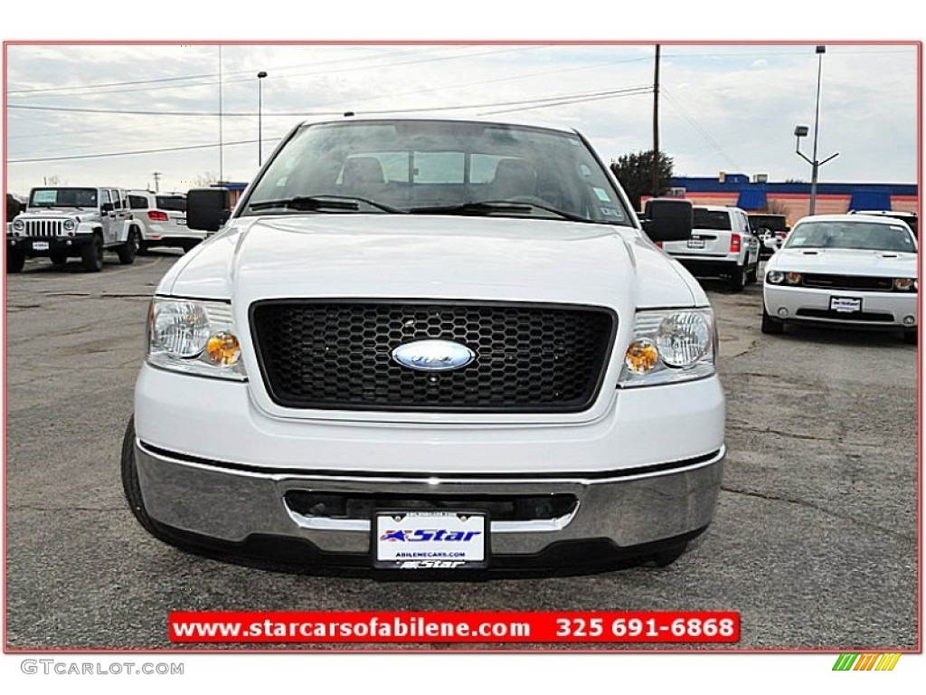 2006 F150 XLT SuperCab - Oxford White / Tan photo #12