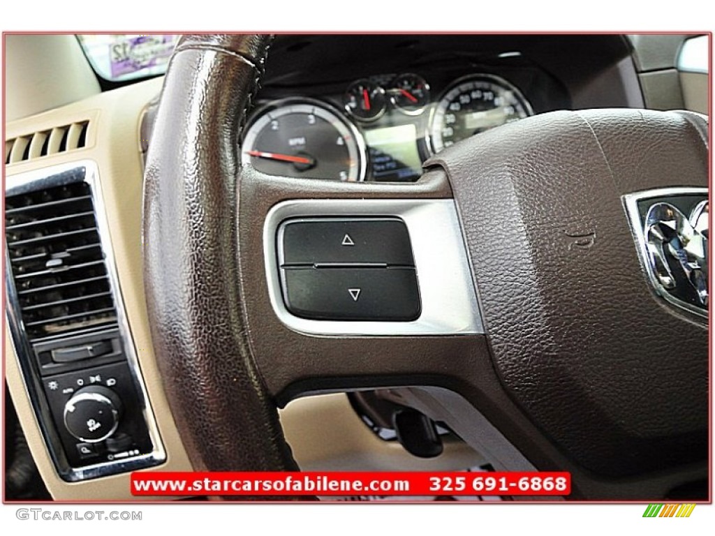 2010 Ram 2500 Laramie Crew Cab 4x4 - Rugged Brown Pearl / Light Pebble Beige/Bark Brown photo #24