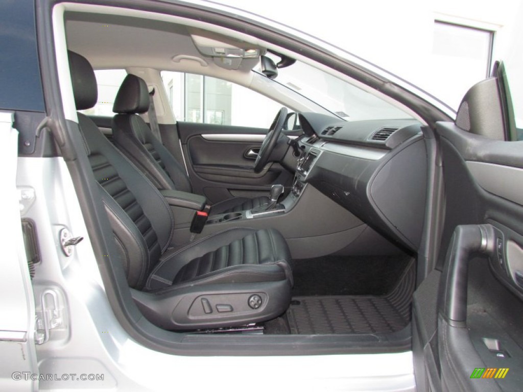 Black Interior 2012 Volkswagen CC Sport Photo #61216380