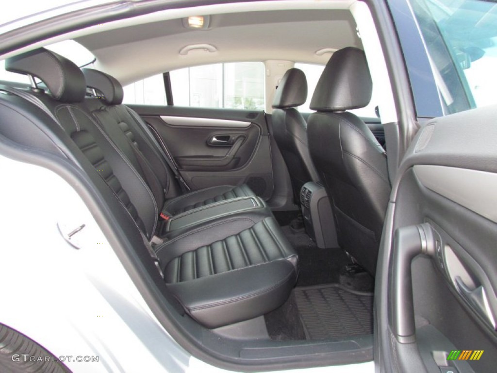 Black Interior 2012 Volkswagen CC Sport Photo #61216386