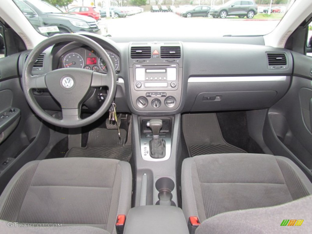 2009 Volkswagen Jetta S SportWagen Anthracite Dashboard Photo #61217124