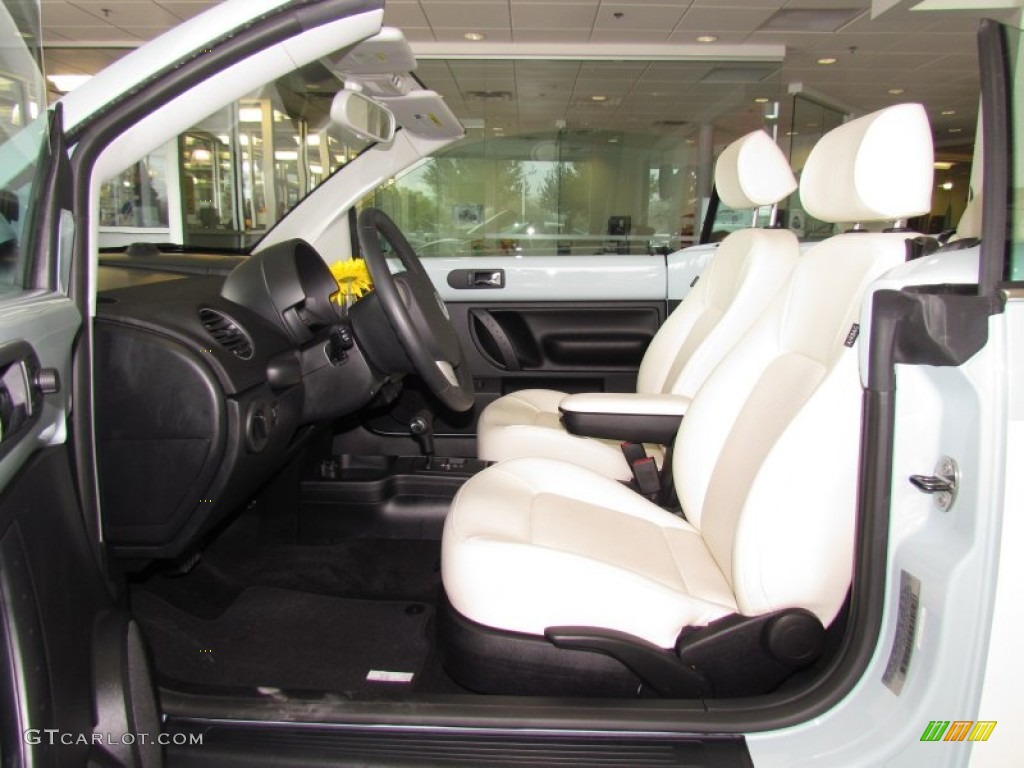 White Interior 2010 Volkswagen New Beetle Final Edition Convertible Photo #61217393