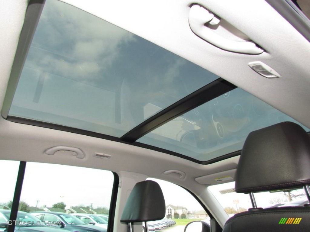 2012 Tiguan SEL - Deep Black Metallic / Black photo #6