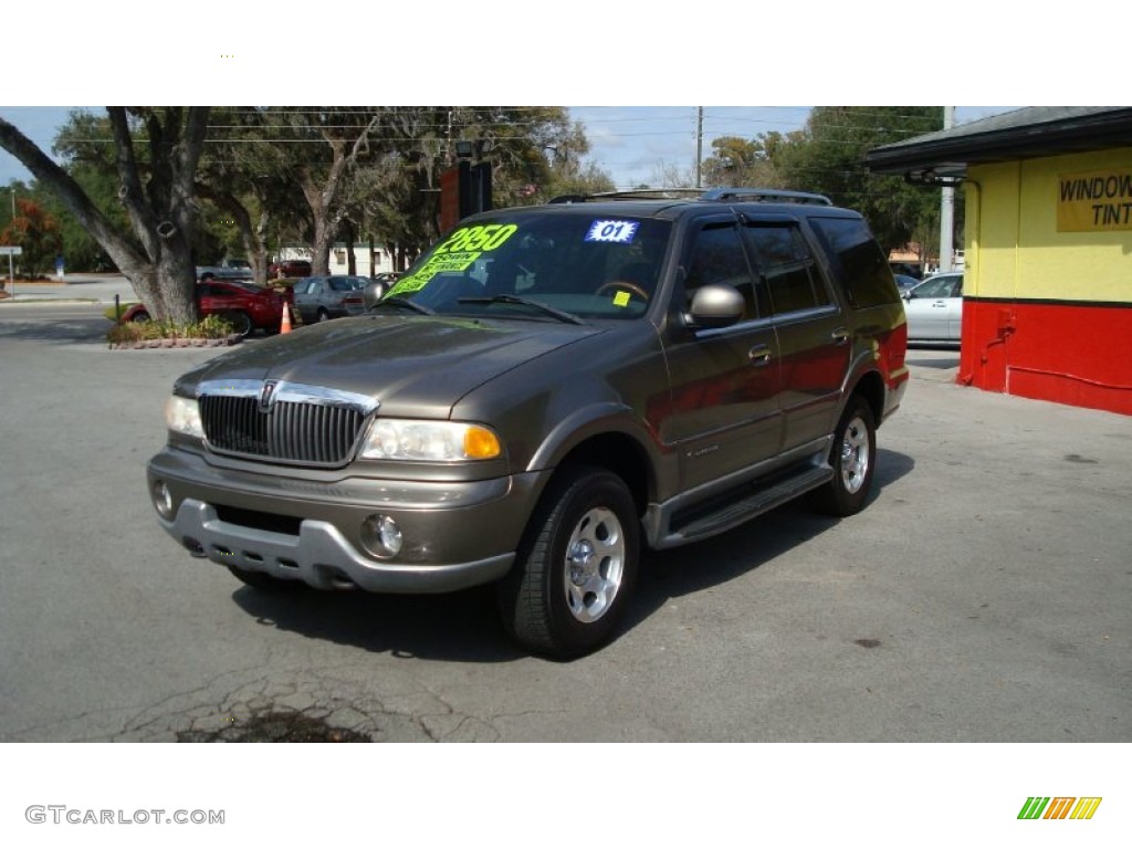 2001 Navigator 4x4 - Mineral Grey Metallic / Medium Parchment photo #7