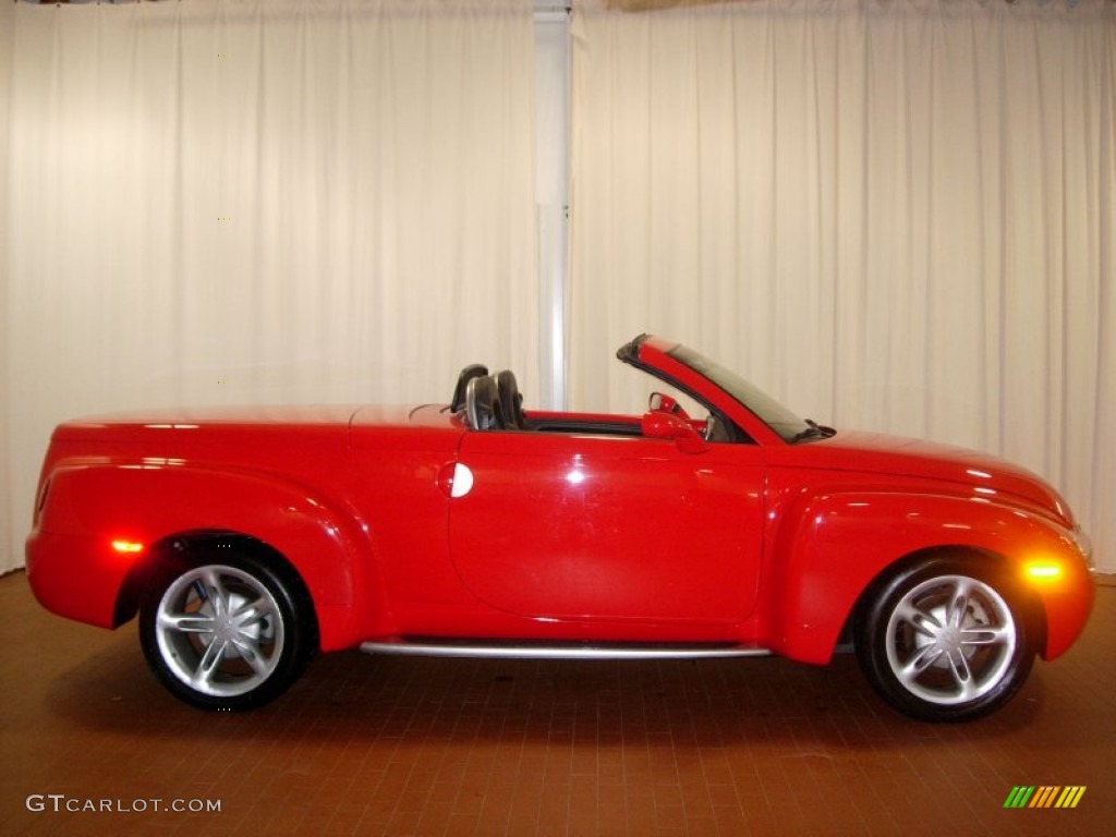 Redline Red 2004 Chevrolet SSR Standard SSR Model Exterior Photo #61220095