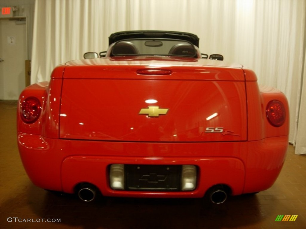 Redline Red 2004 Chevrolet SSR Standard SSR Model Exterior Photo #61220173