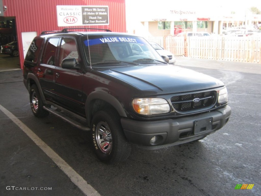 2000 Explorer XLS - Black / Medium Prairie Tan photo #7
