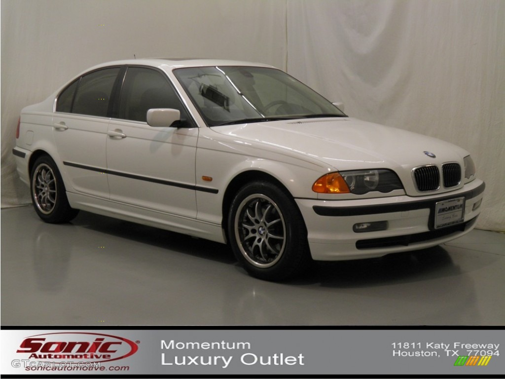 2000 3 Series 328i Sedan - Alpine White / Sand photo #1