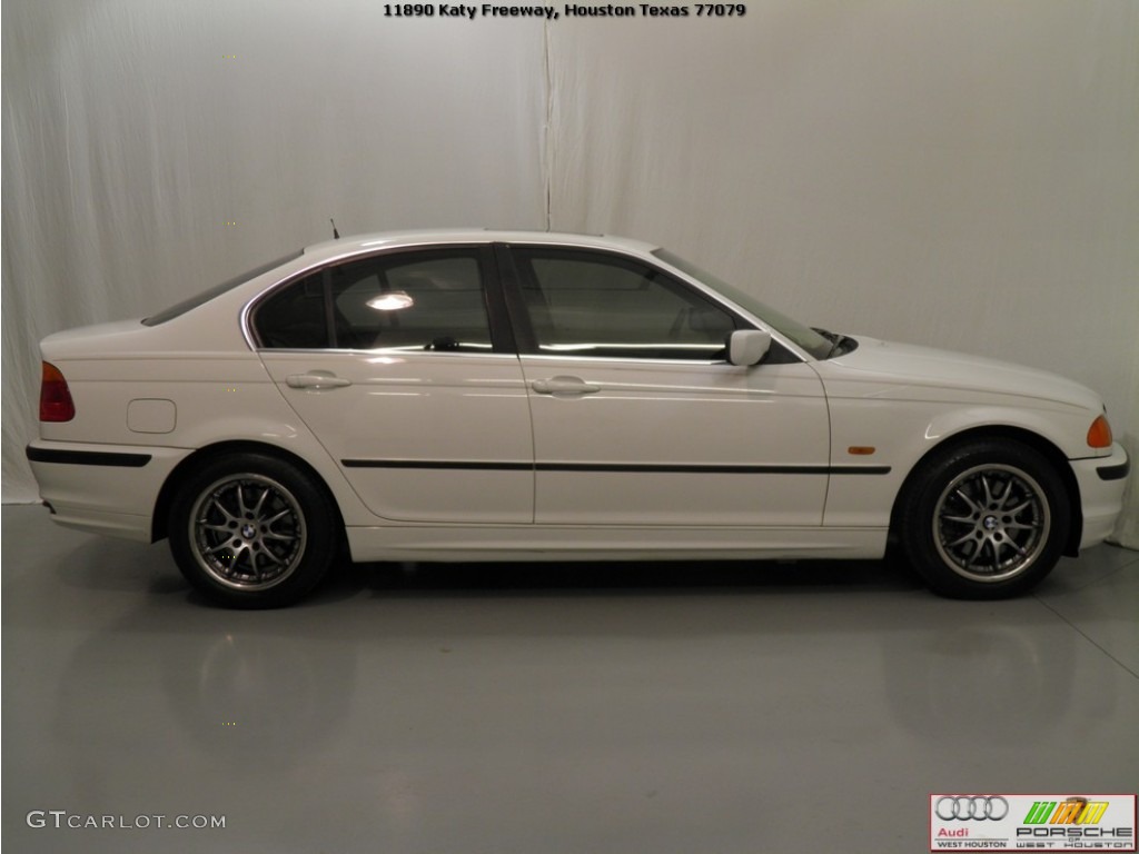 2000 3 Series 328i Sedan - Alpine White / Sand photo #6