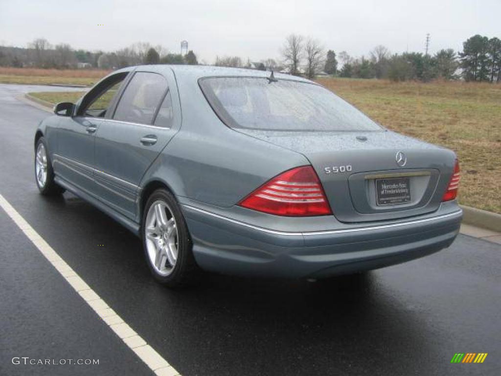 2006 S 500 Sedan - Horizon Blue Metallic / Charcoal photo #3