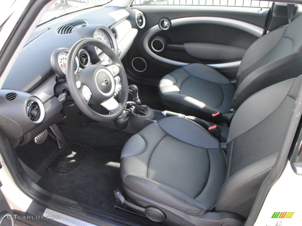 2009 Cooper S Hardtop - Pepper White / Black/Grey photo #12