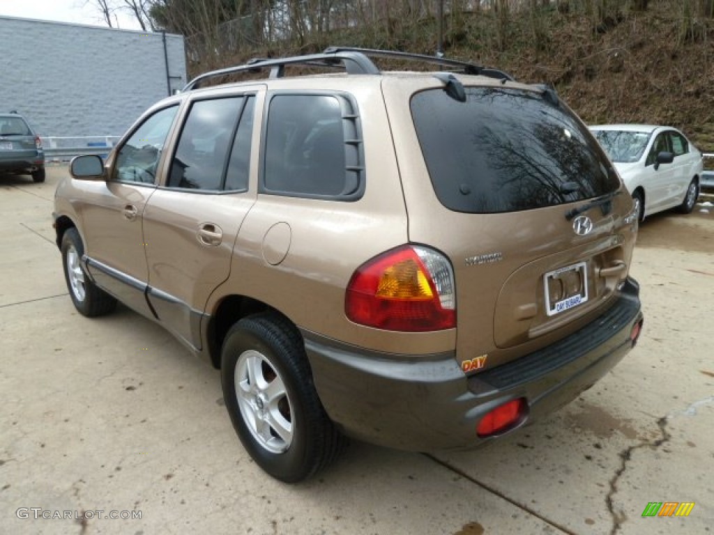 2004 Santa Fe GLS 4WD - Sandstone / Beige photo #2