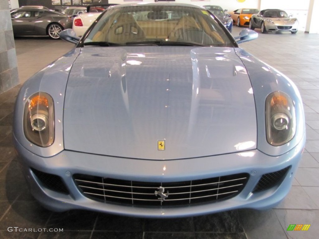Blue Mirabeau 2009 Ferrari 599 GTB Fiorano Standard 599 GTB Fiorano Model Exterior Photo #61223569