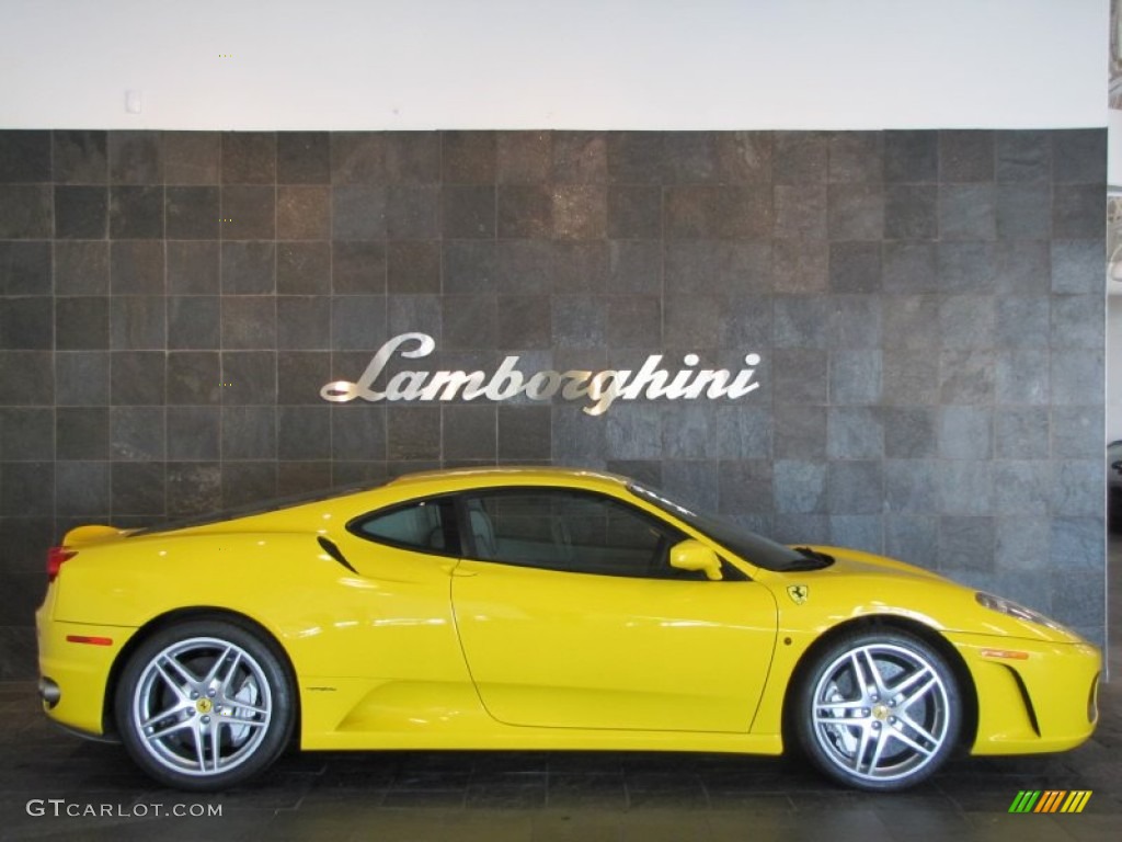 Yellow Modena 2008 Ferrari F430 Coupe F1 Exterior Photo #61223704