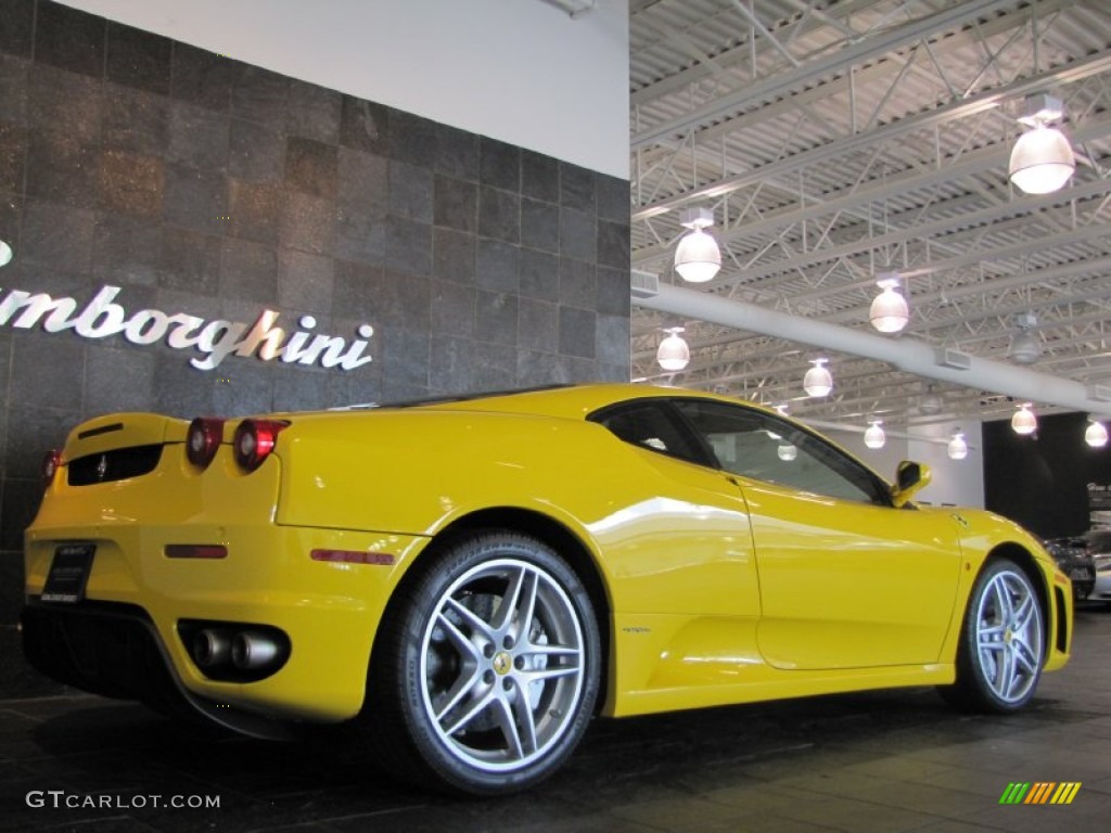 Yellow Modena 2008 Ferrari F430 Coupe F1 Exterior Photo #61223742