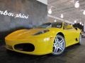 Yellow Modena 2008 Ferrari F430 Coupe F1 Exterior