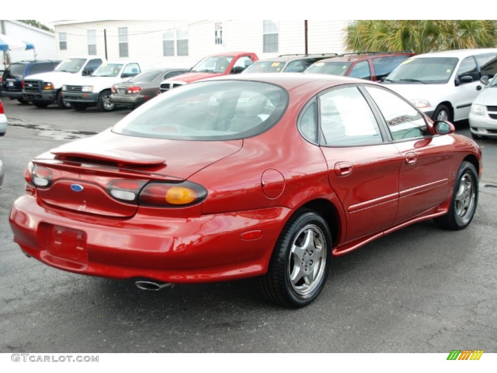 1997 Taurus SHO - Toreador Red Metallic / Grey photo #14