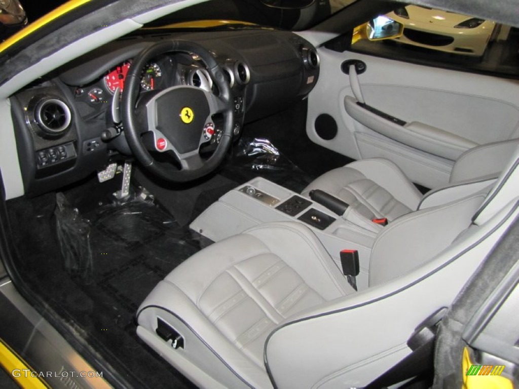 2008 F430 Coupe F1 - Yellow Modena / Gray photo #43