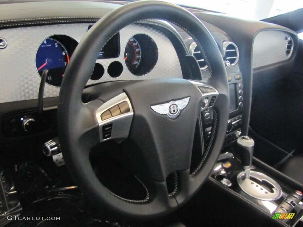 2011 Bentley Continental GTC Speed 80-11 Edition Beluga Steering Wheel Photo #61224484