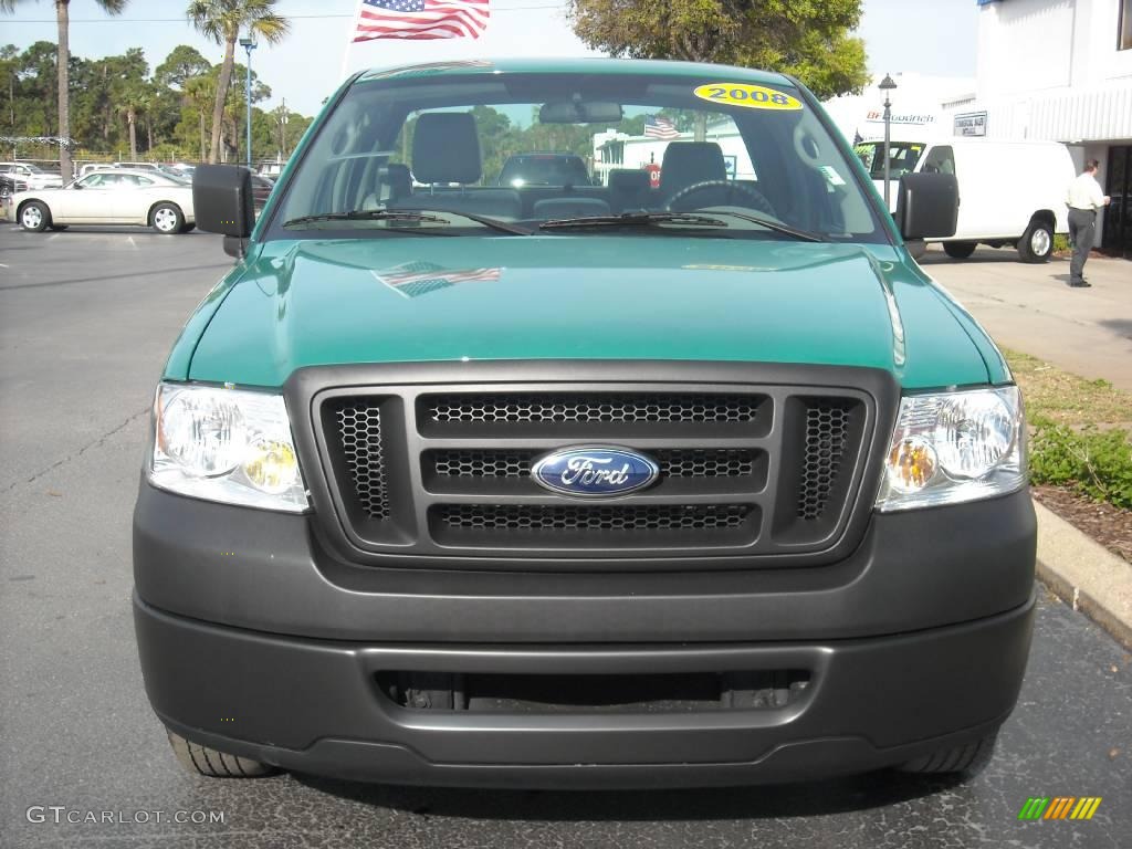 Fleet Green W7406 2008 Ford F150 XL Regular Cab Exterior Photo #6122457