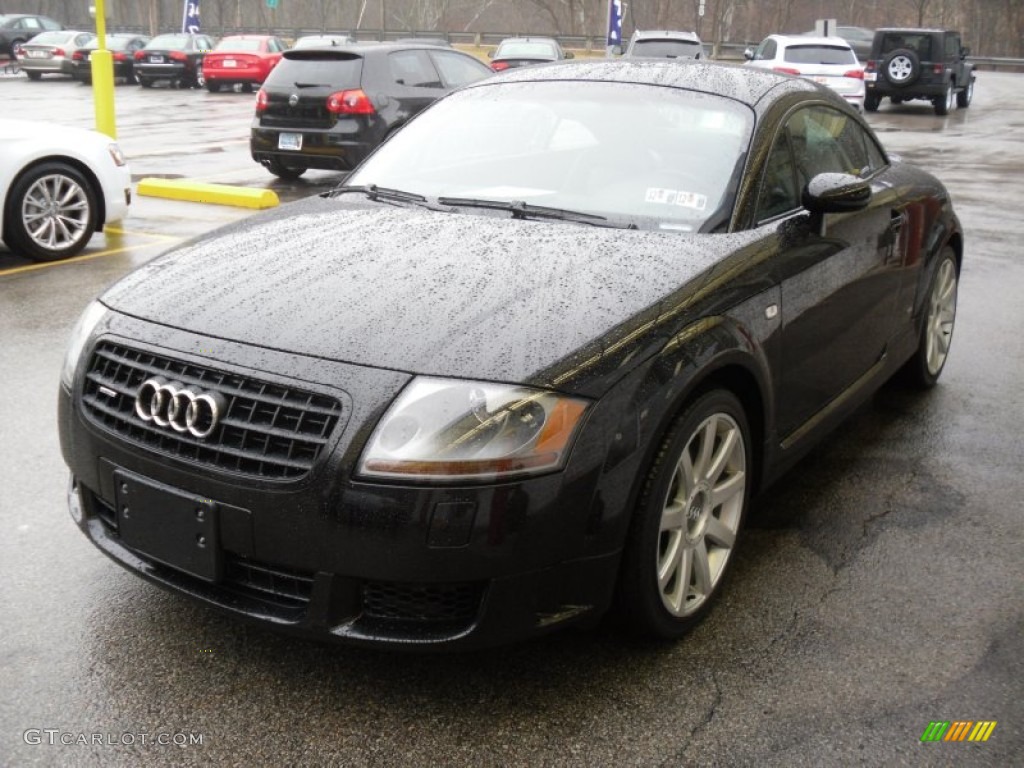 2005 TT 3.2 quattro Coupe - Brilliant Black / Ebony Black photo #4