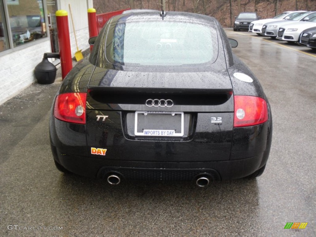 2005 TT 3.2 quattro Coupe - Brilliant Black / Ebony Black photo #6