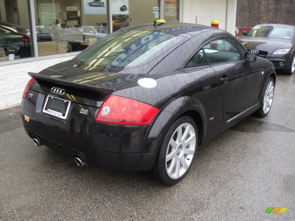 2005 TT 3.2 quattro Coupe - Brilliant Black / Ebony Black photo #7