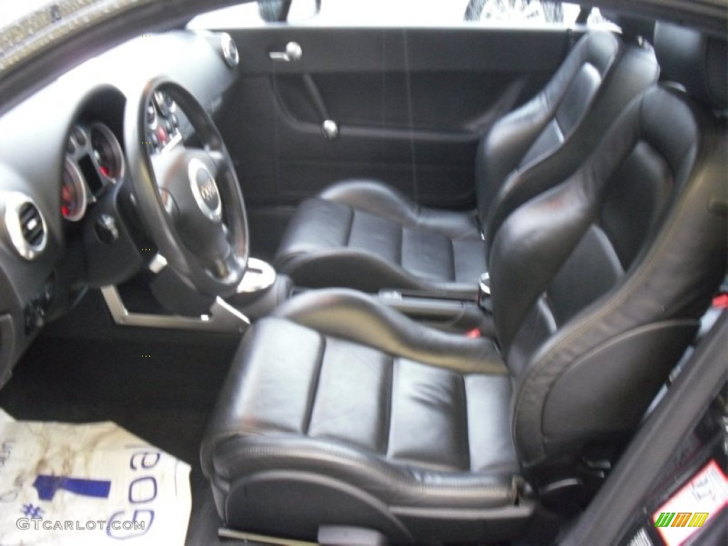 2005 TT 3.2 quattro Coupe - Brilliant Black / Ebony Black photo #8