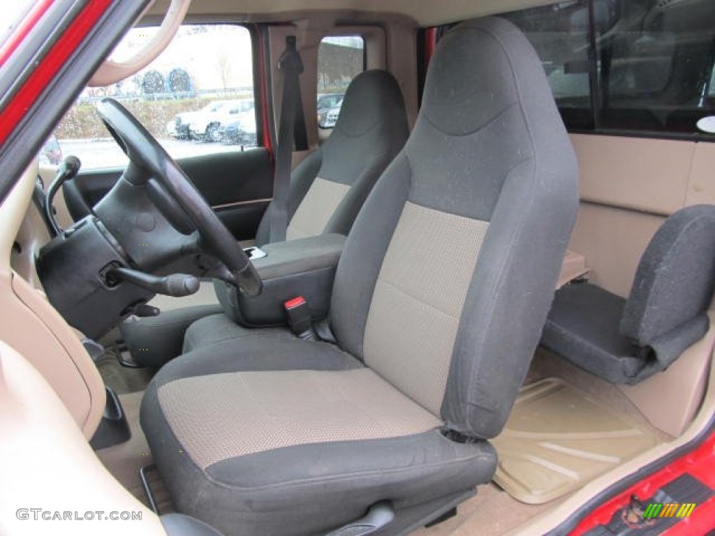 Medium Pebble Interior 2003 Ford Ranger XLT SuperCab 4x4 Photo #61226182