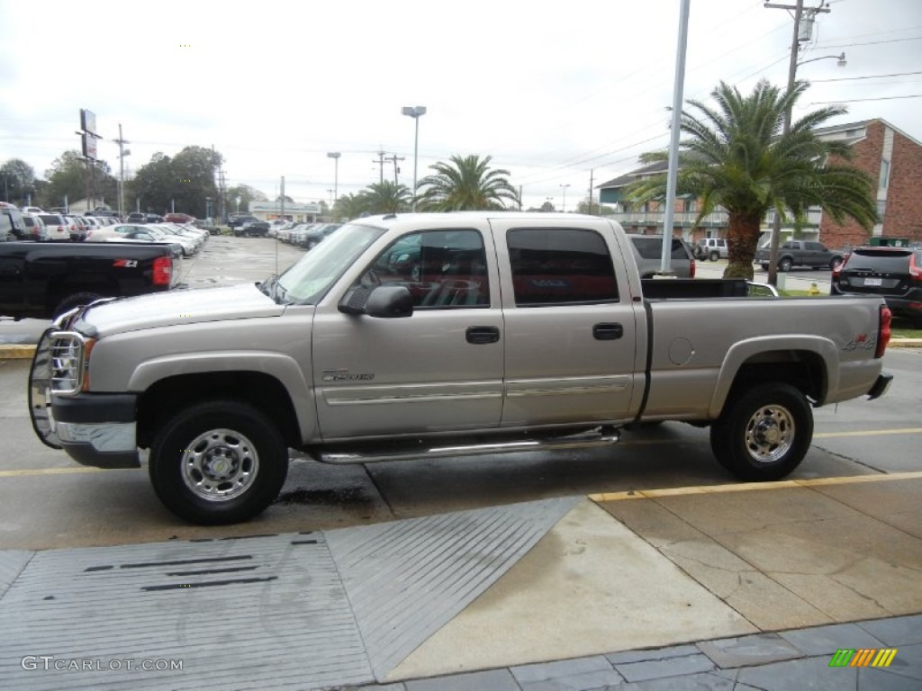 Silver Birch 2004 Chevrolet Silverado 2500HD LT Crew Cab 4x4 Exterior Photo #61226899