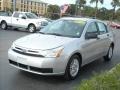 2009 Brilliant Silver Metallic Ford Focus SE Sedan  photo #7