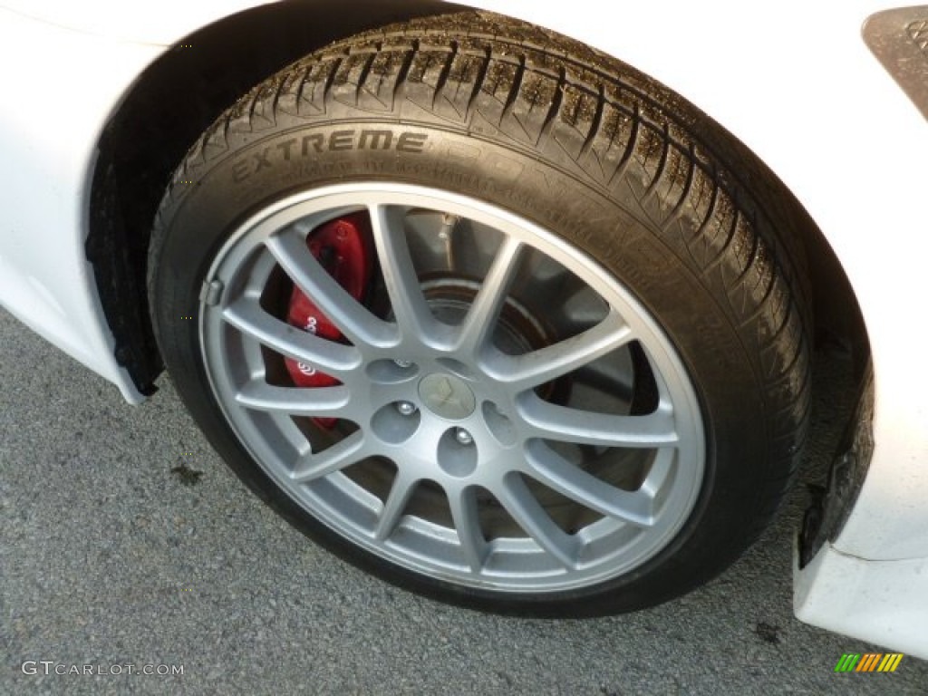 2010 Lancer Evolution GSR - Wicked White / Black Sport Fabric photo #7