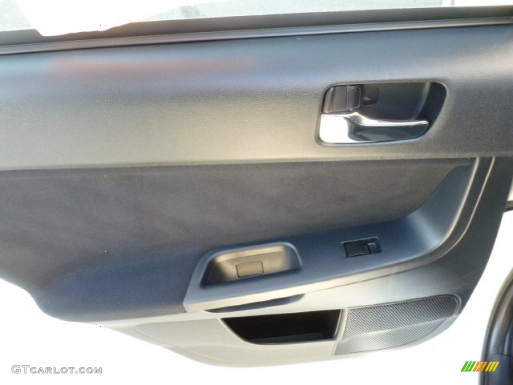 2010 Lancer Evolution GSR - Wicked White / Black Sport Fabric photo #13