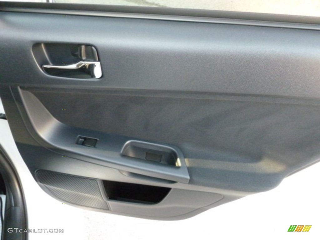 2010 Lancer Evolution GSR - Wicked White / Black Sport Fabric photo #18