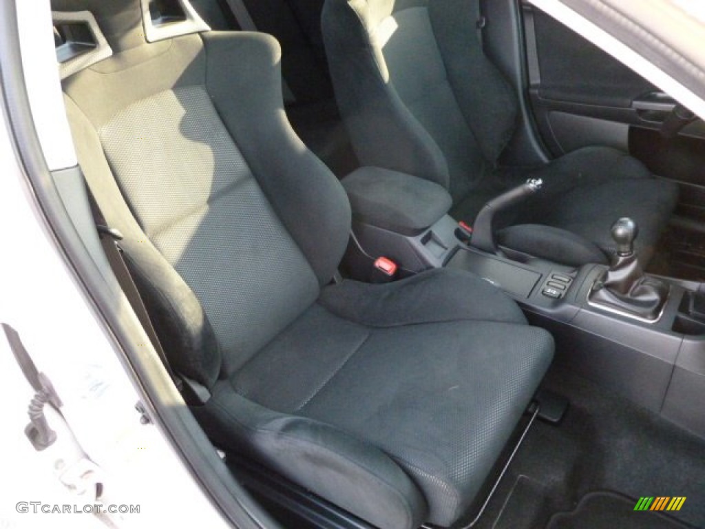 2010 Lancer Evolution GSR - Wicked White / Black Sport Fabric photo #21