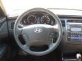 2011 Hyundai Azera Brown Interior Steering Wheel Photo
