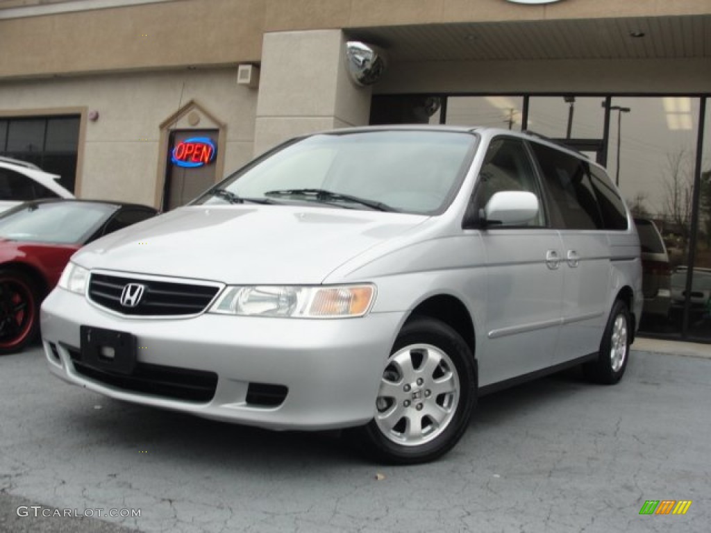 2002 Odyssey EX-L - Satin Silver Metallic / Ivory photo #1