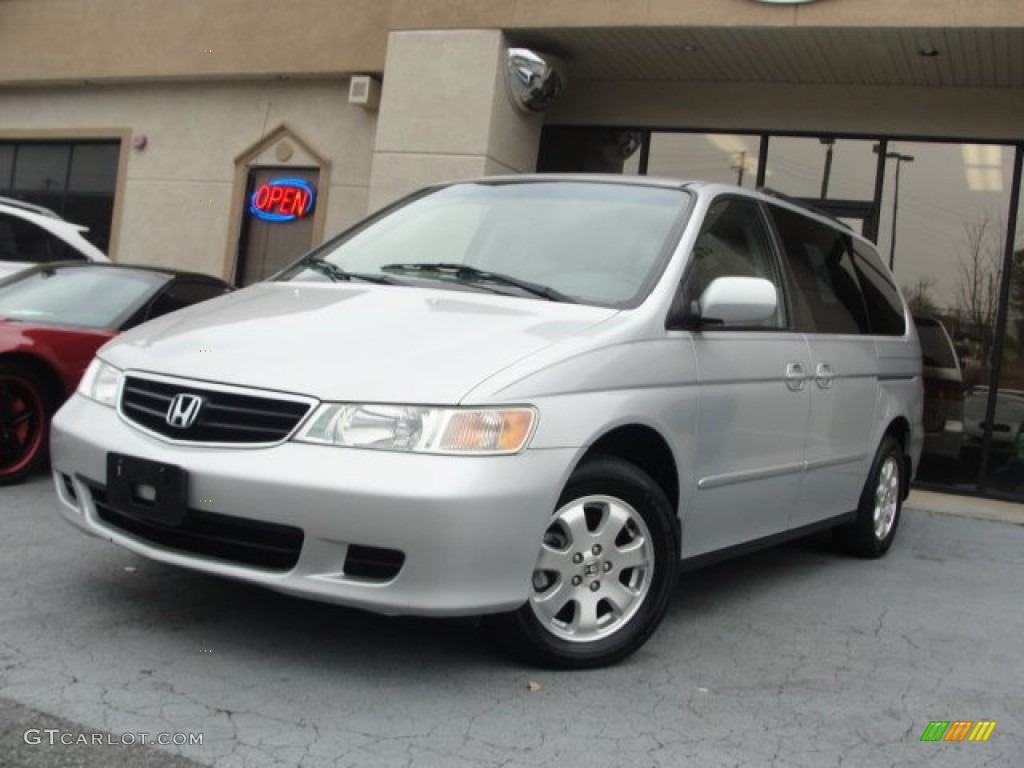 2002 Odyssey EX-L - Satin Silver Metallic / Ivory photo #2