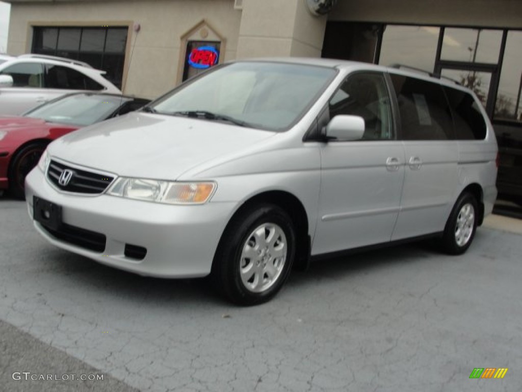 2002 Odyssey EX-L - Satin Silver Metallic / Ivory photo #3