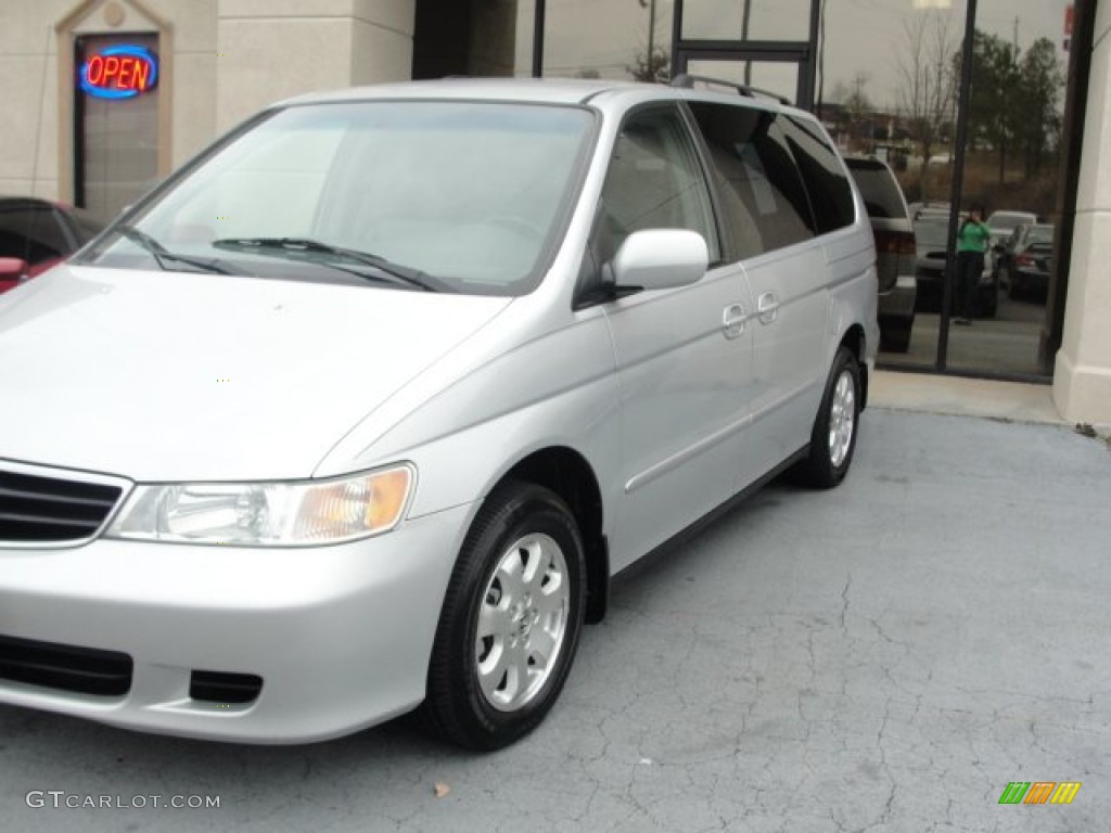 2002 Odyssey EX-L - Satin Silver Metallic / Ivory photo #6
