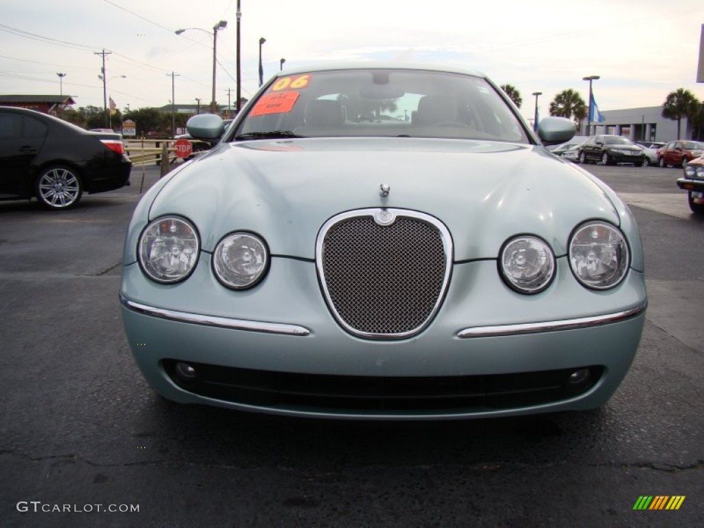 2006 S-Type 3.0 - Seafrost Metallic / Champagne photo #3