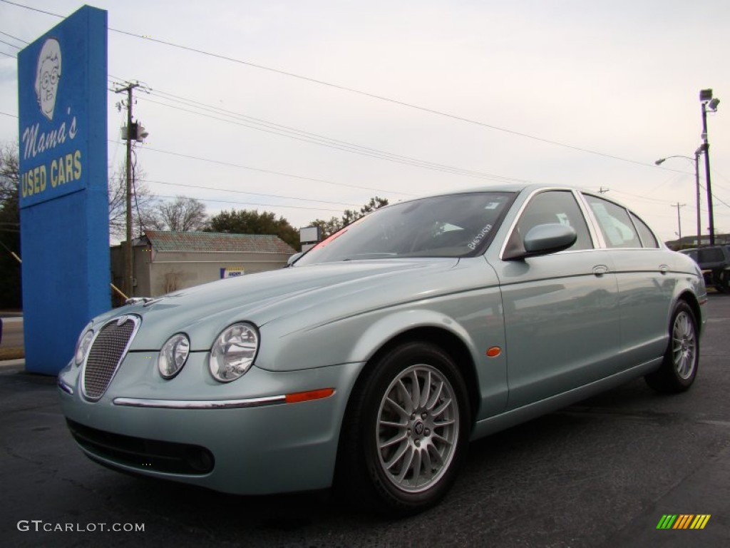 2006 S-Type 3.0 - Seafrost Metallic / Champagne photo #4