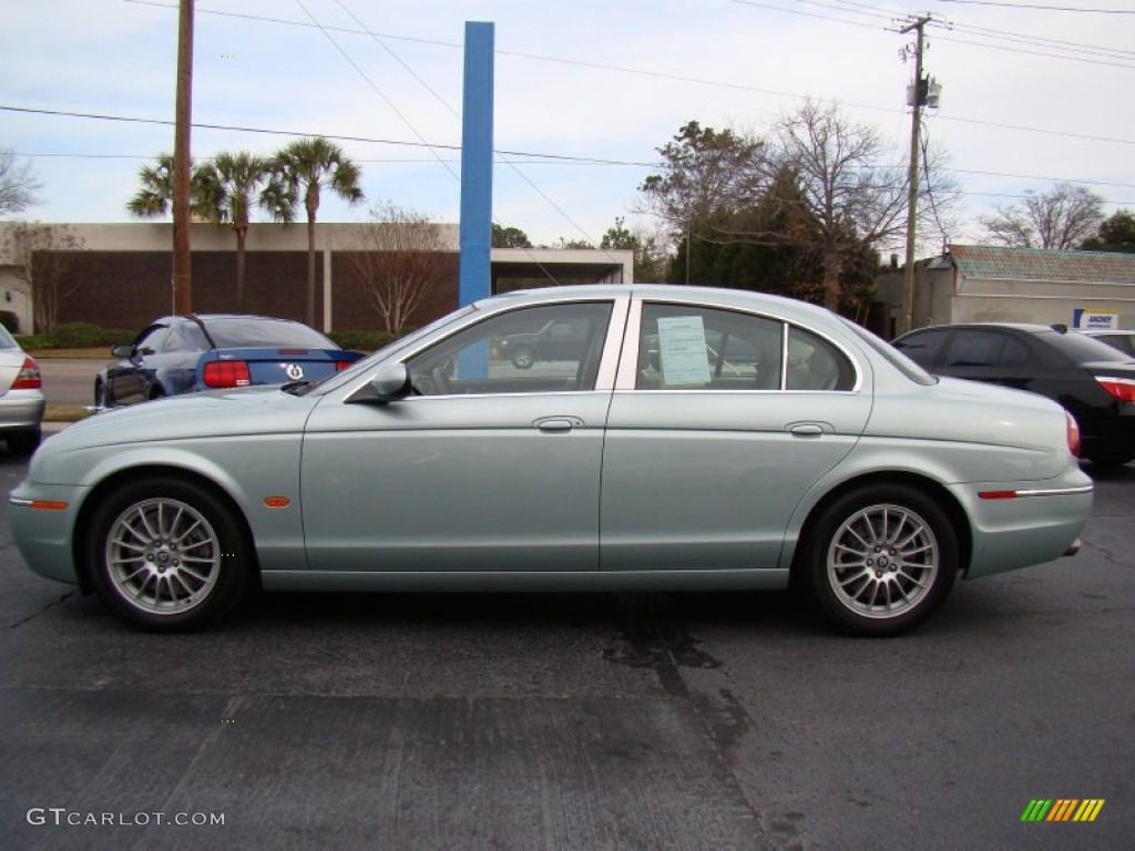 2006 S-Type 3.0 - Seafrost Metallic / Champagne photo #5