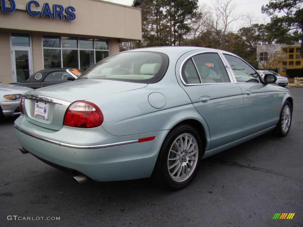 2006 S-Type 3.0 - Seafrost Metallic / Champagne photo #8
